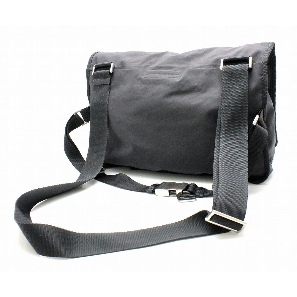 Prada Shoulder Gray Nylon Bag Sports
